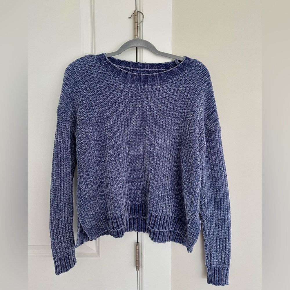 aerie slate blue sweater
